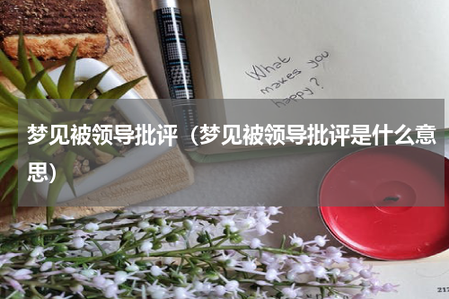 梦见被领导批评（梦见被领导批评是什么意思）