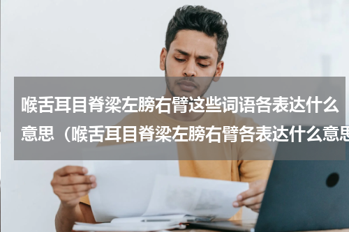 喉舌耳目脊梁左膀右臂这些词语各表达什么意思（喉舌耳目脊梁左膀右臂各表达什么意思）