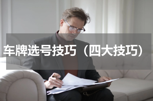 车牌选号技巧（四大技巧）