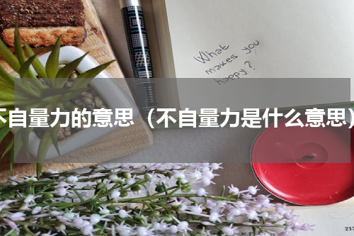 不自量力的意思（不自量力是什么意思）