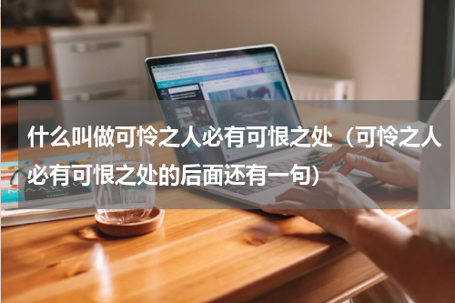 什么叫做可怜之人必有可恨之处（可怜之人必有可恨之处的后面还有一句）
