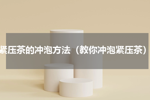 紧压茶的冲泡方法（教你冲泡紧压茶）