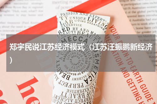 郑宇民说江苏经济模式（江苏汪振鹏新经济）