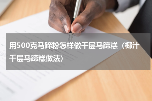 用500克马蹄粉怎样做千层马蹄糕（椰汁千层马蹄糕做法）